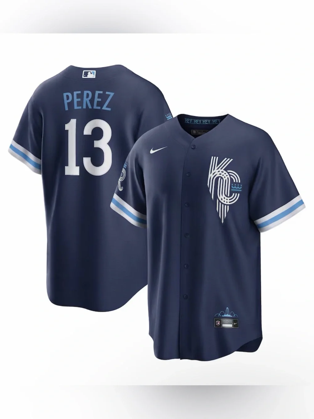 $160 Nike Kansas City Royals Salvador Perez #13 City Connect Jersey Men’s Sz: S